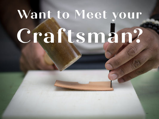 Leather Craftsman handmade in Canada